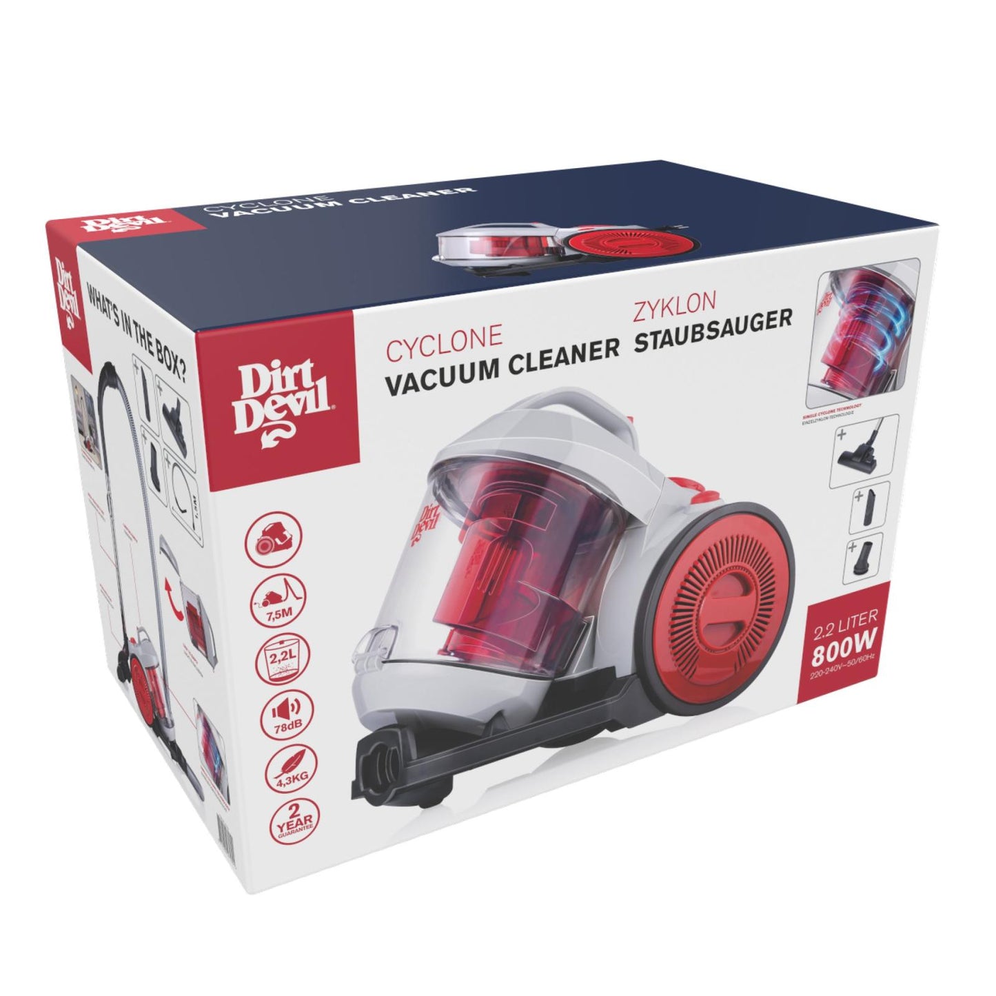 Vacuum cleaner bagless DD2503