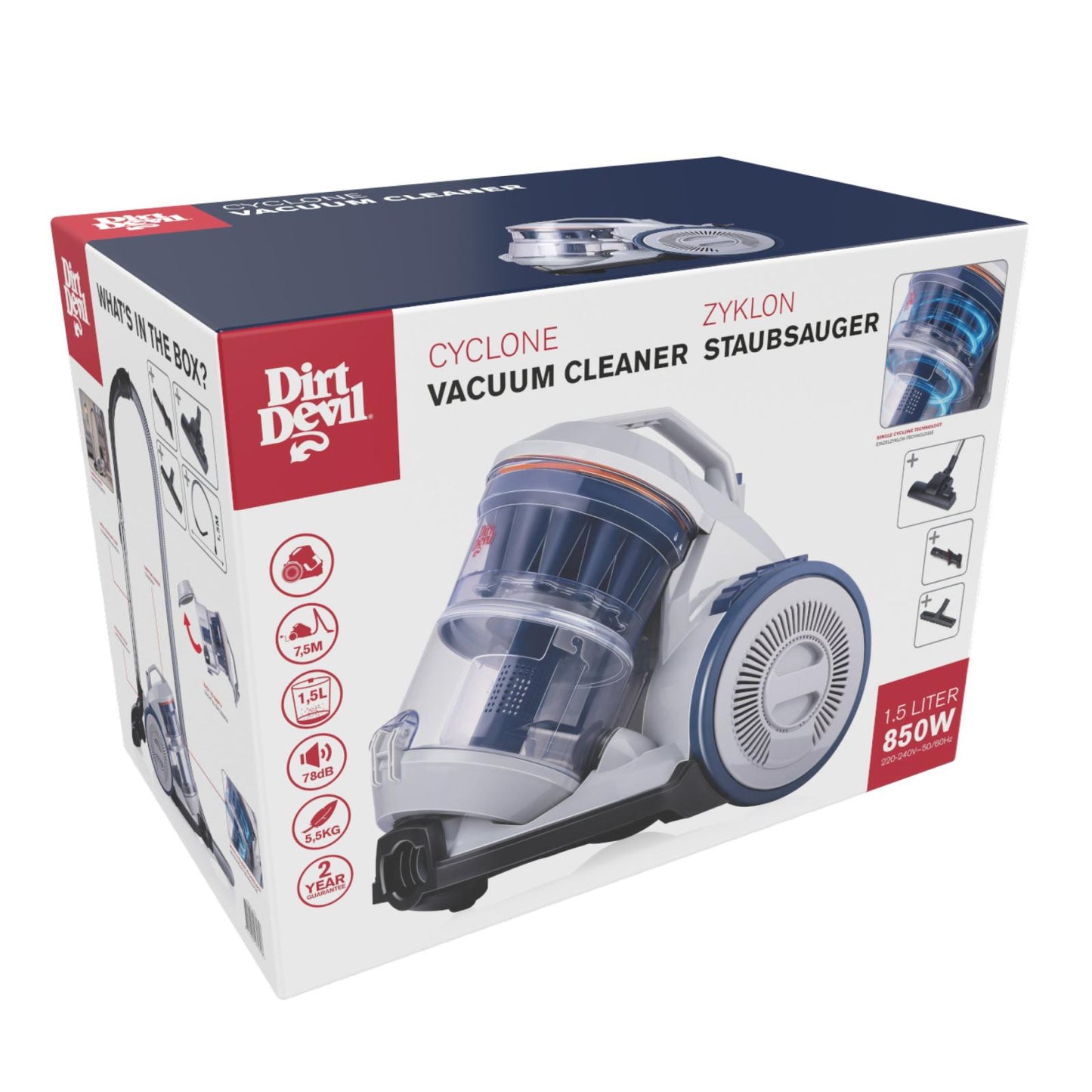 Vacuum cleaner bagless DD2501