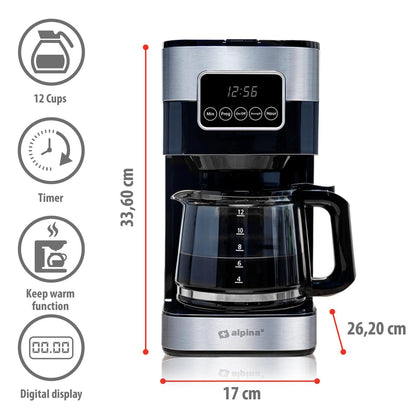 Coffee maker 230V SS 900W