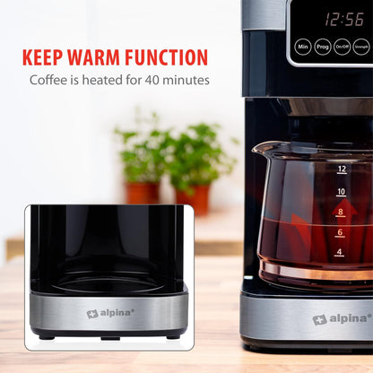 Coffee maker 230V SS 900W