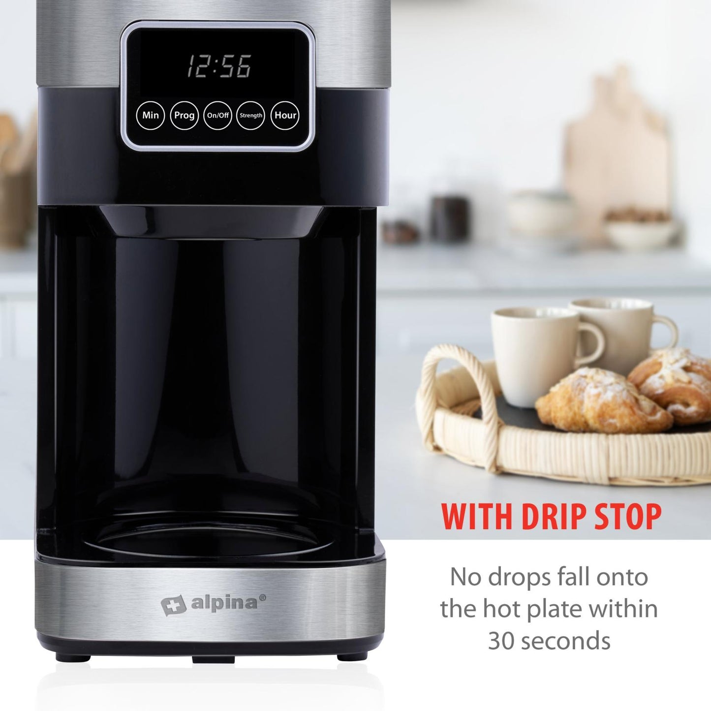Coffee maker 230V SS 900W