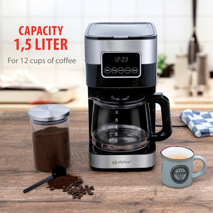 Coffee maker 230V SS 900W