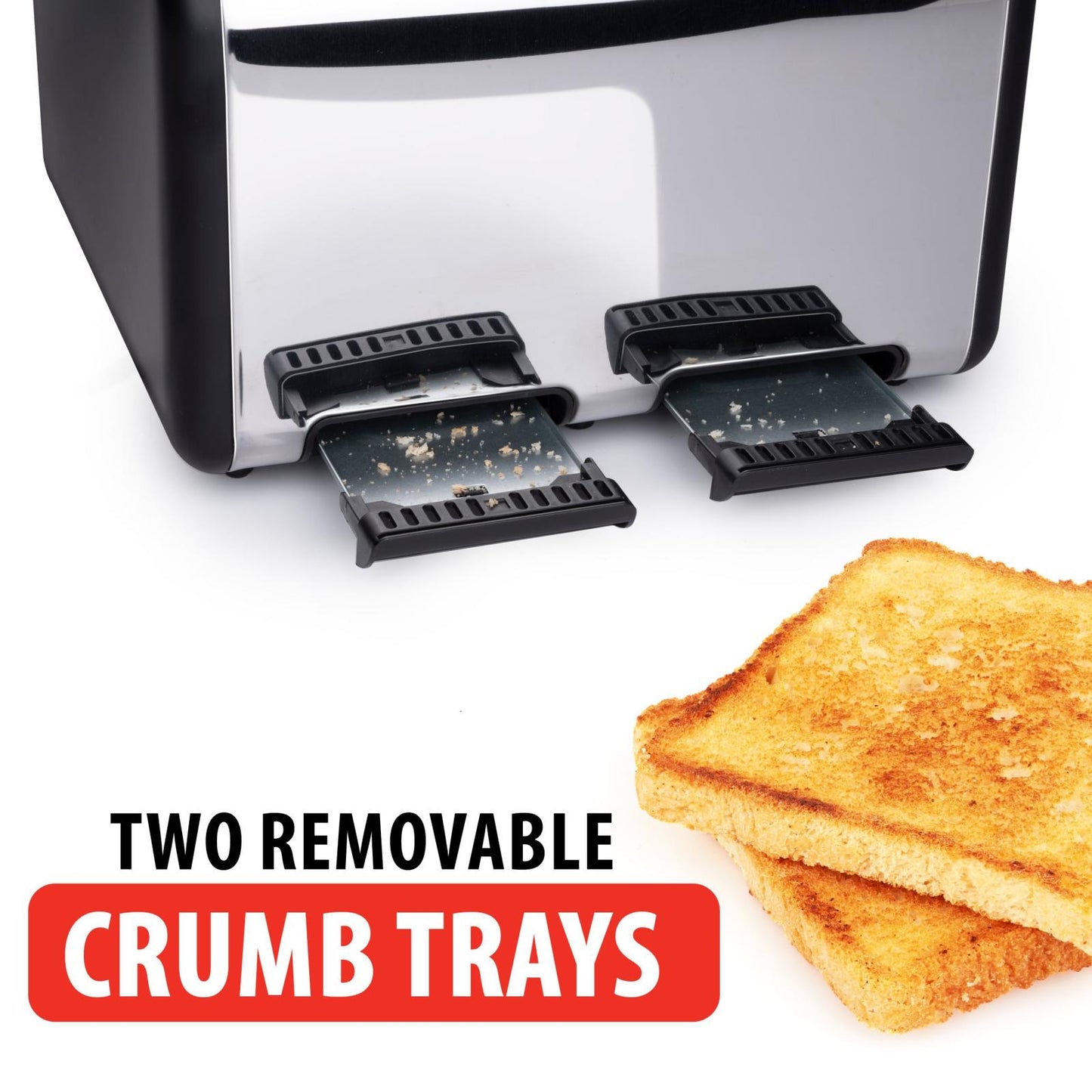 Toaster 4 slices 230V 1500W 50/60Hz
