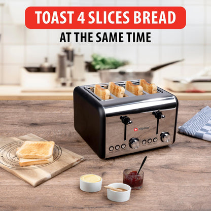 Toaster 4 slices 230V 1500W 50/60Hz