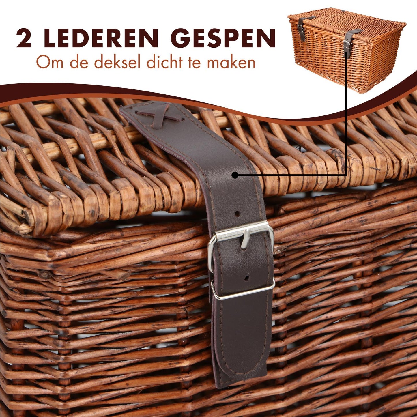 Bicycle baker's basket 30L