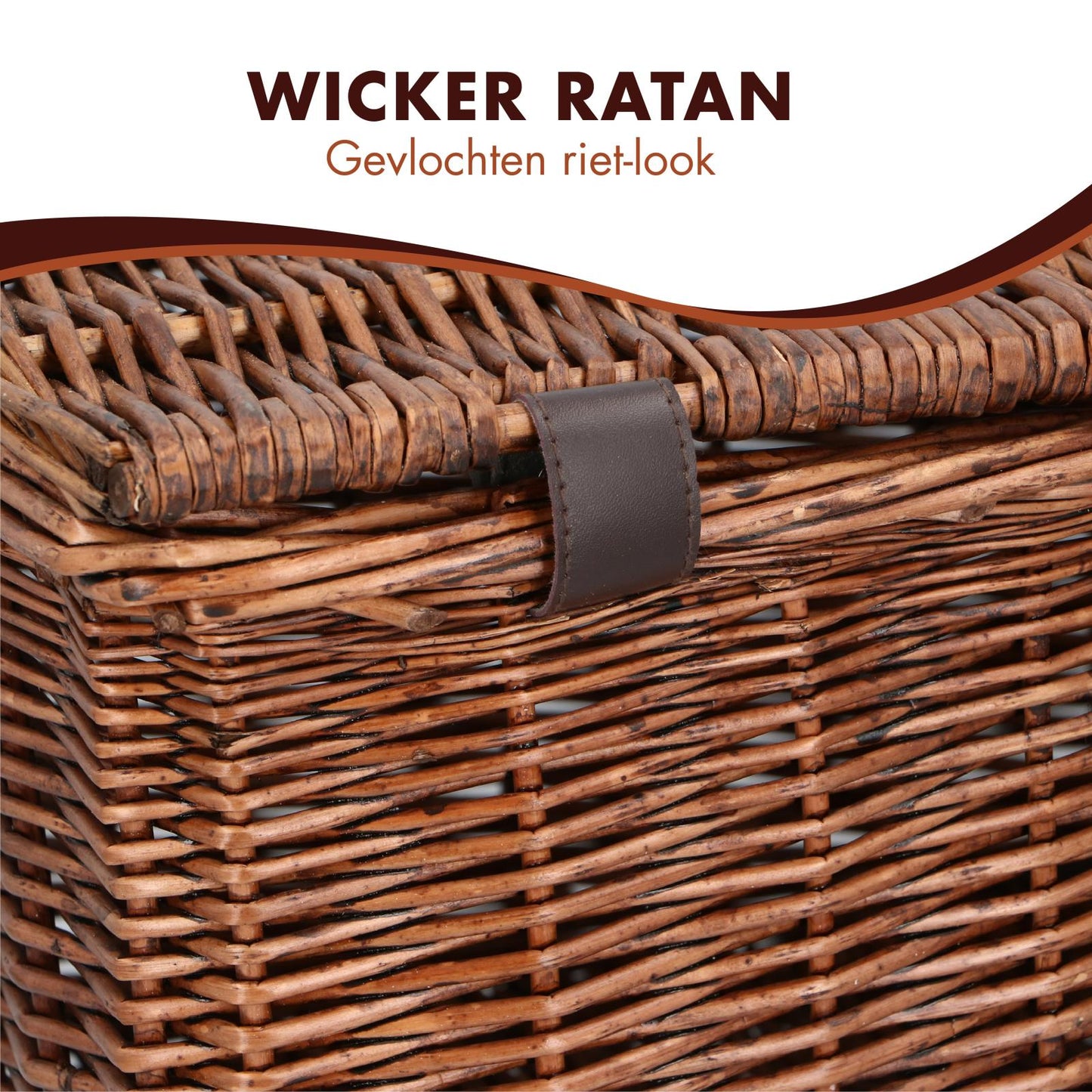 Bicycle baker's basket 30L