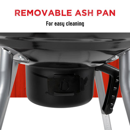 BBQ 18inch lid+handle+ash