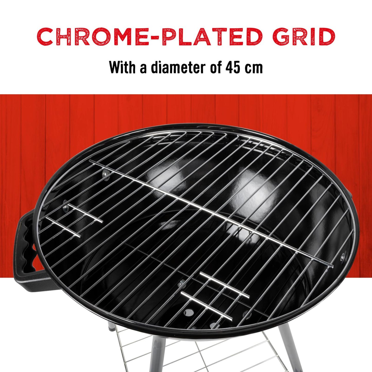 BBQ 18inch lid+handle+ash