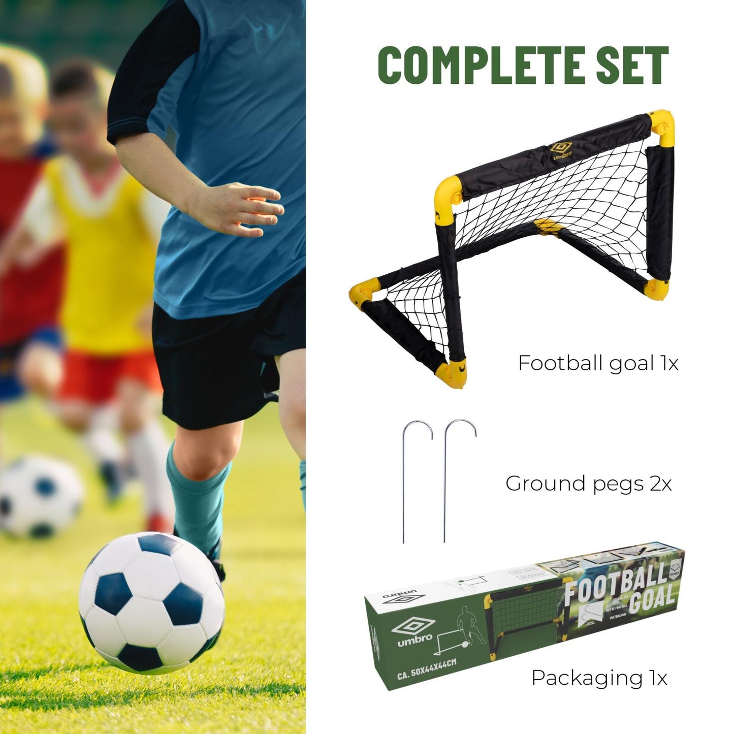 Soccer goal foldable 55cm PP