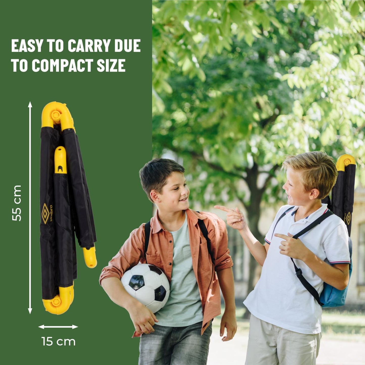 Soccer goal foldable 55cm PP