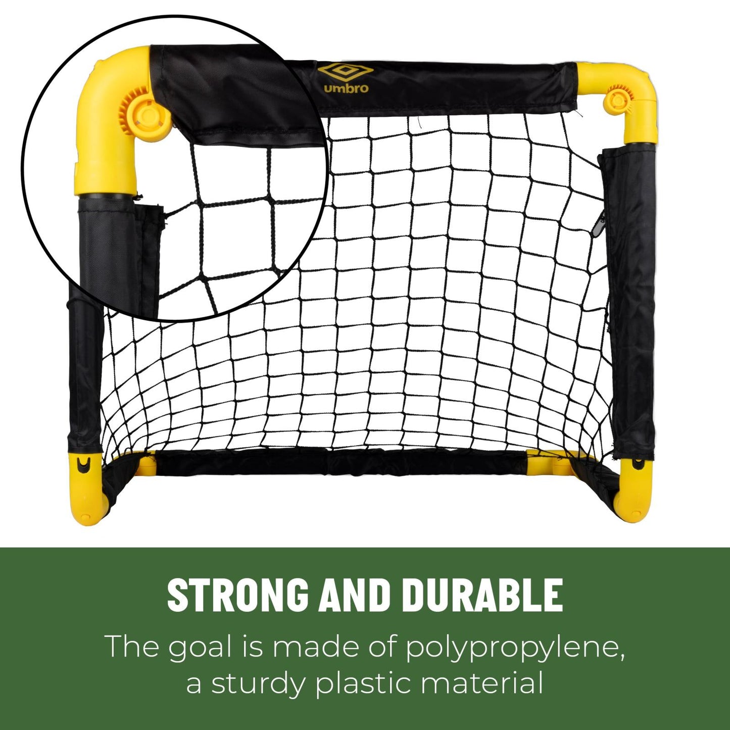 Soccer goal set 55cm PP 2pc.