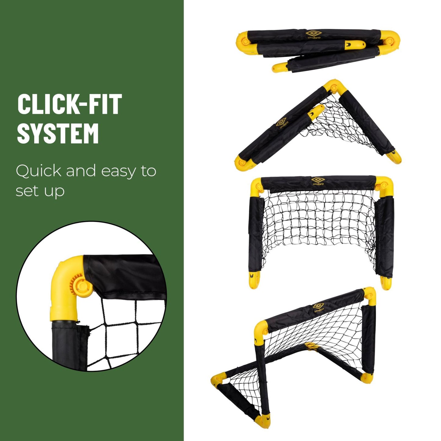 Soccer goal set 55cm PP 2pc.