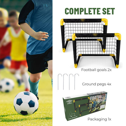Soccer goal set 55cm PP 2pc.