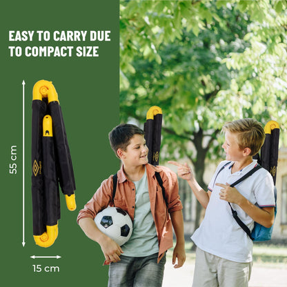 Soccer goal set 55cm PP 2pc.