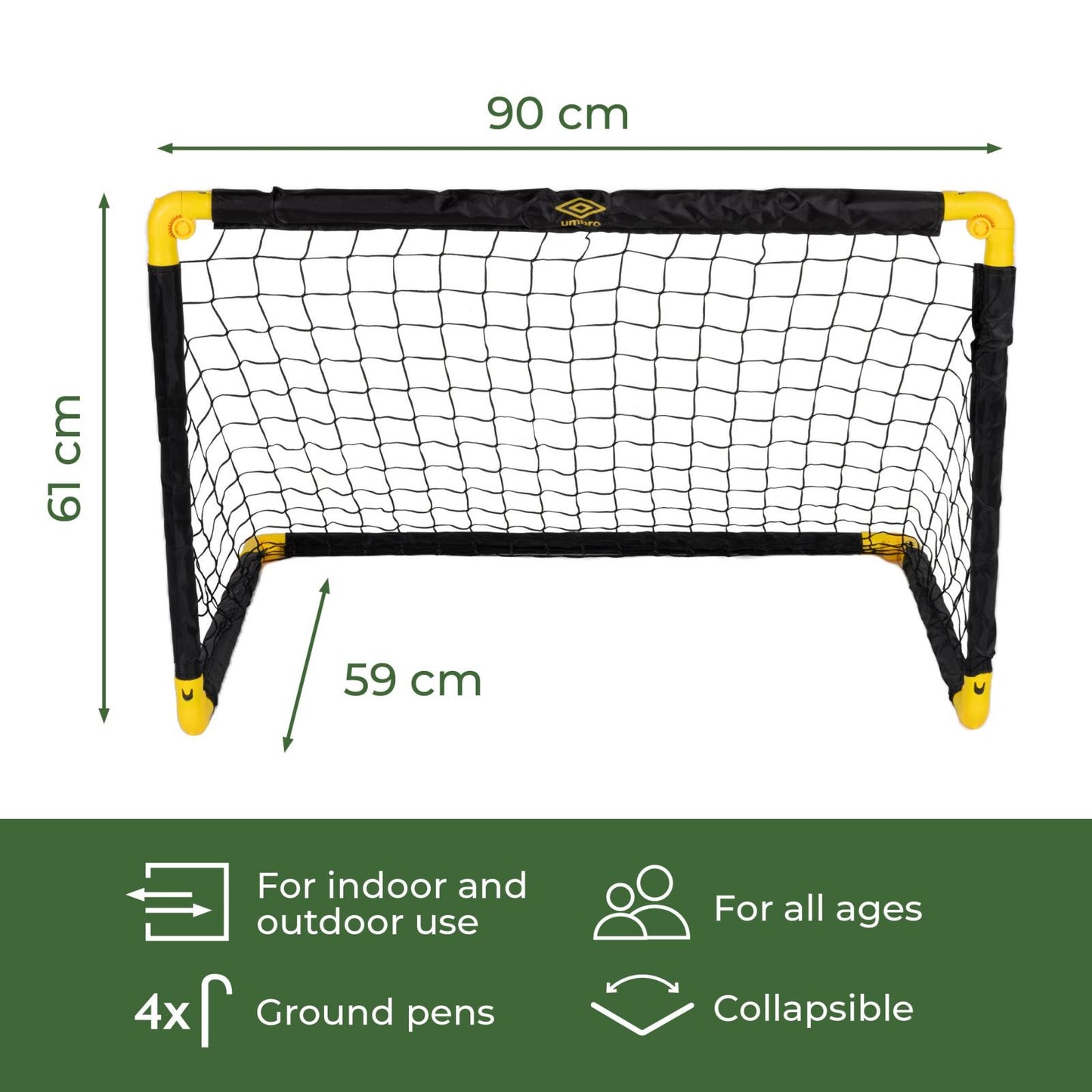 Goal soccer 90x59x61cm PP