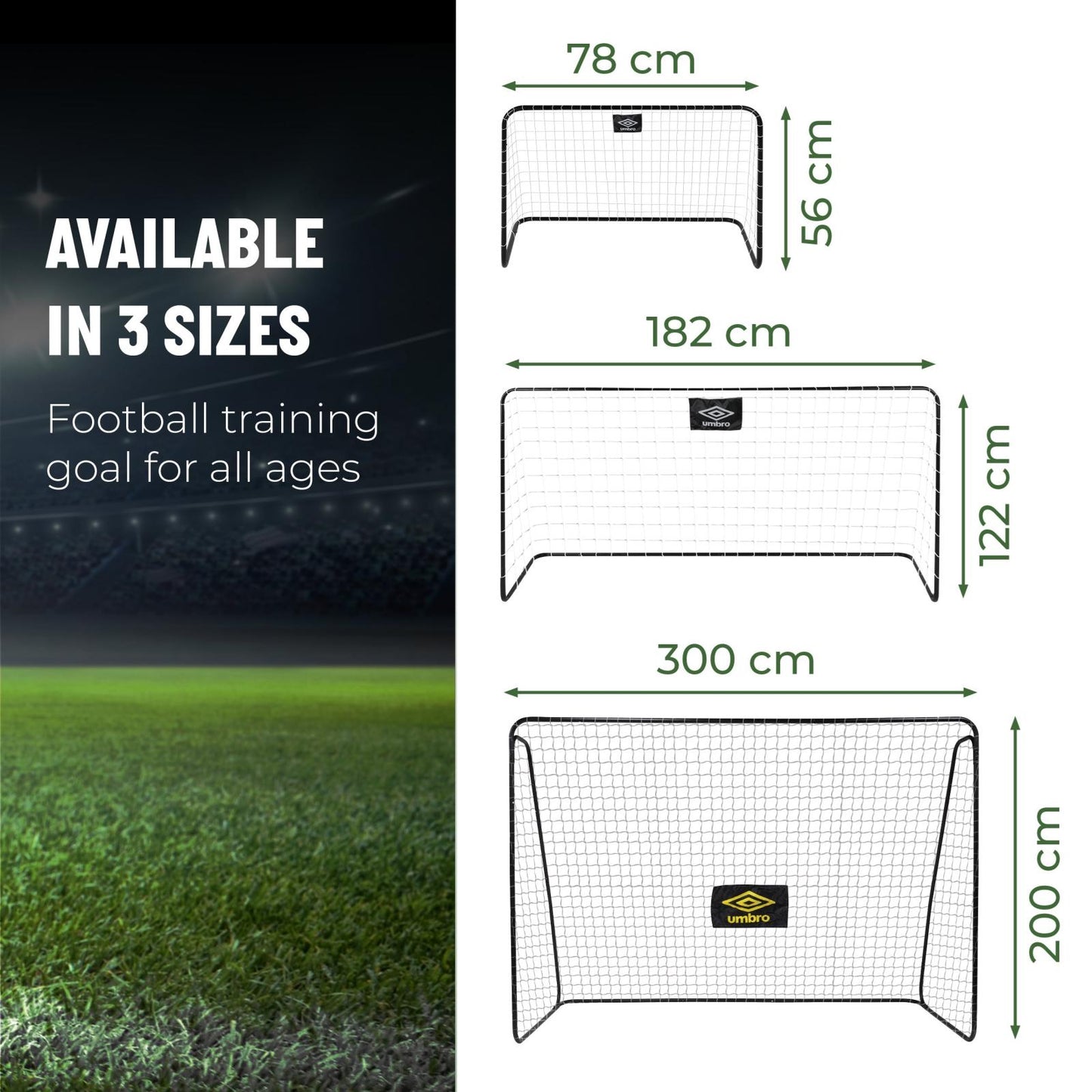 Soccer goal 182x122x61cm
