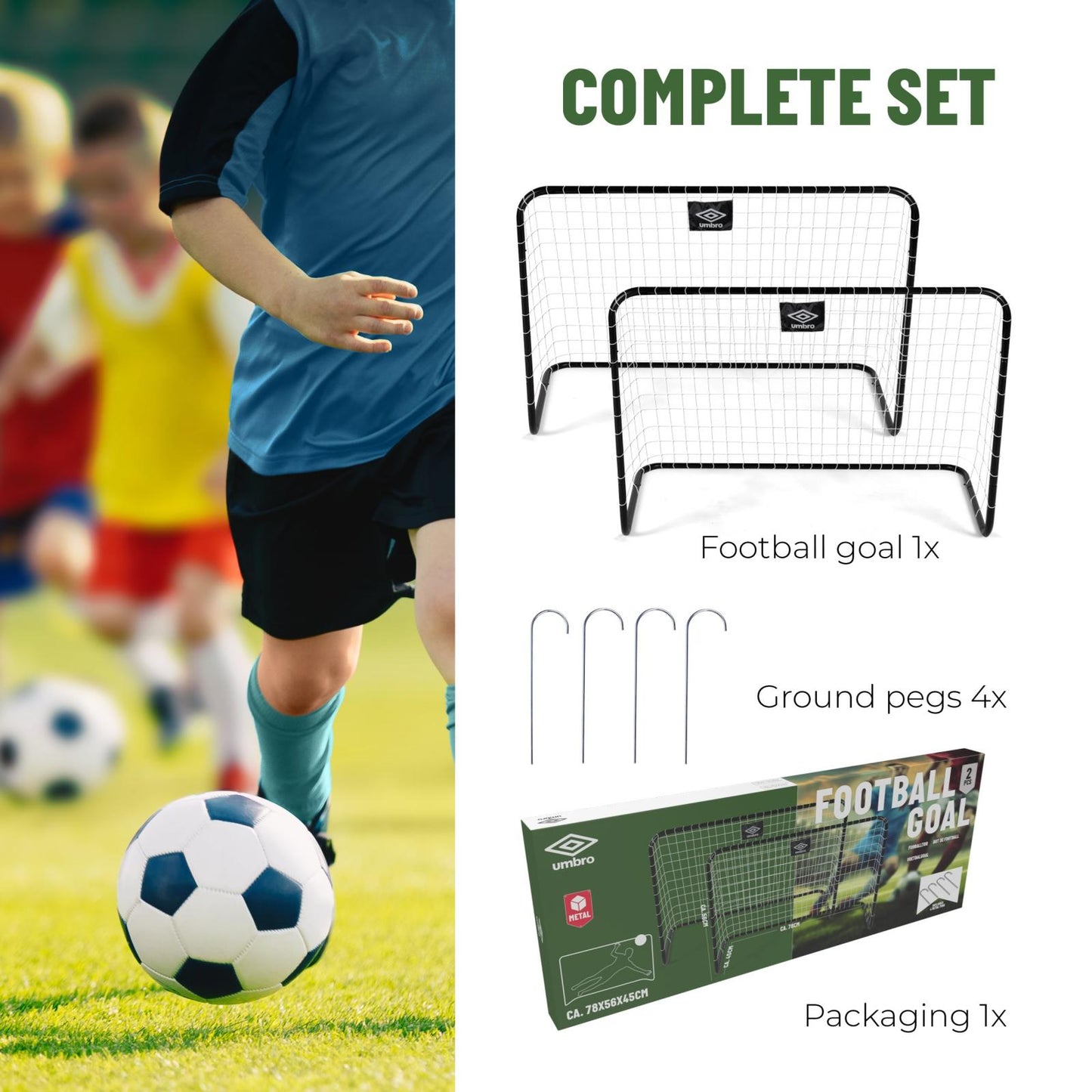 Soccer goal 2pcs