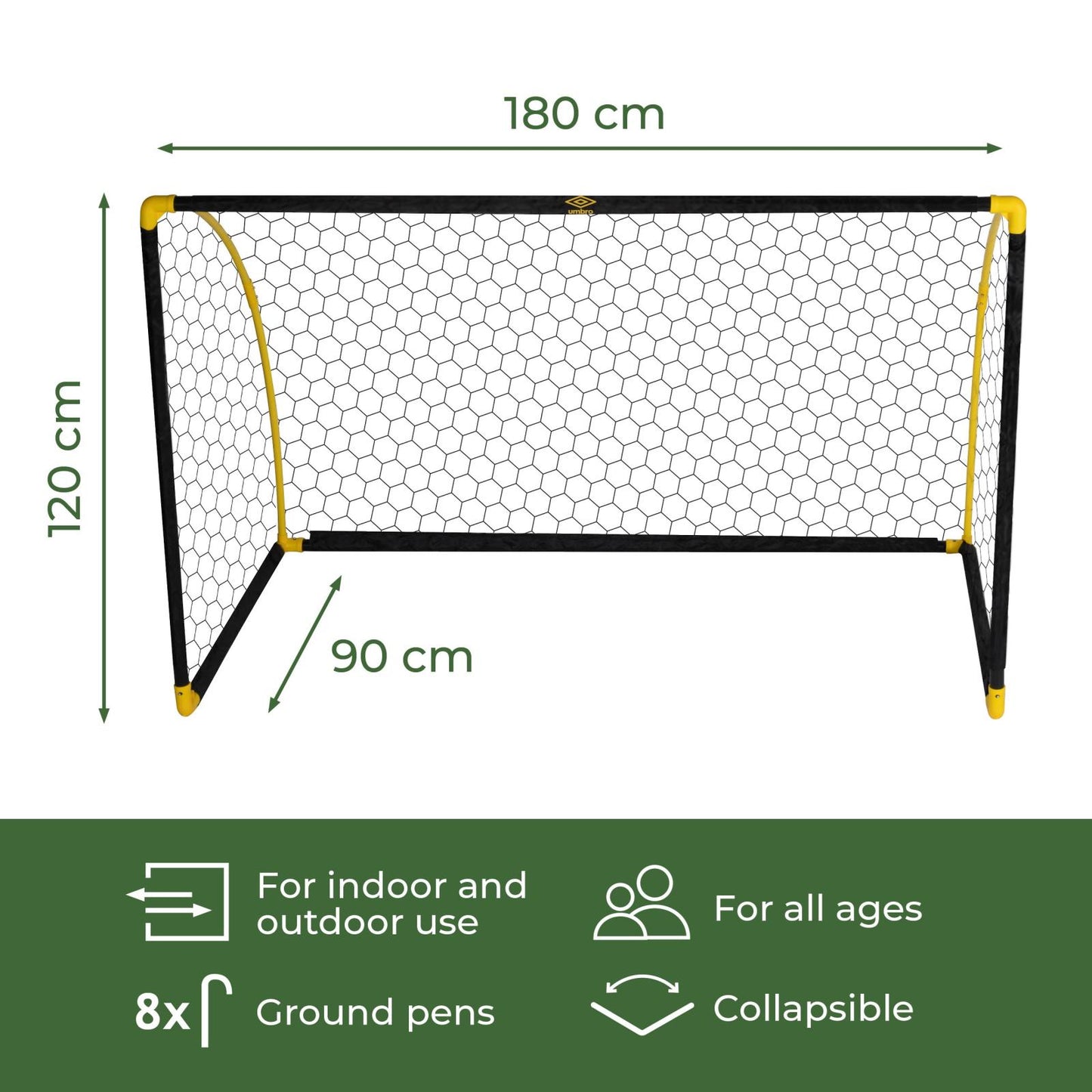 Goal Soccer 180x91x120cm PP