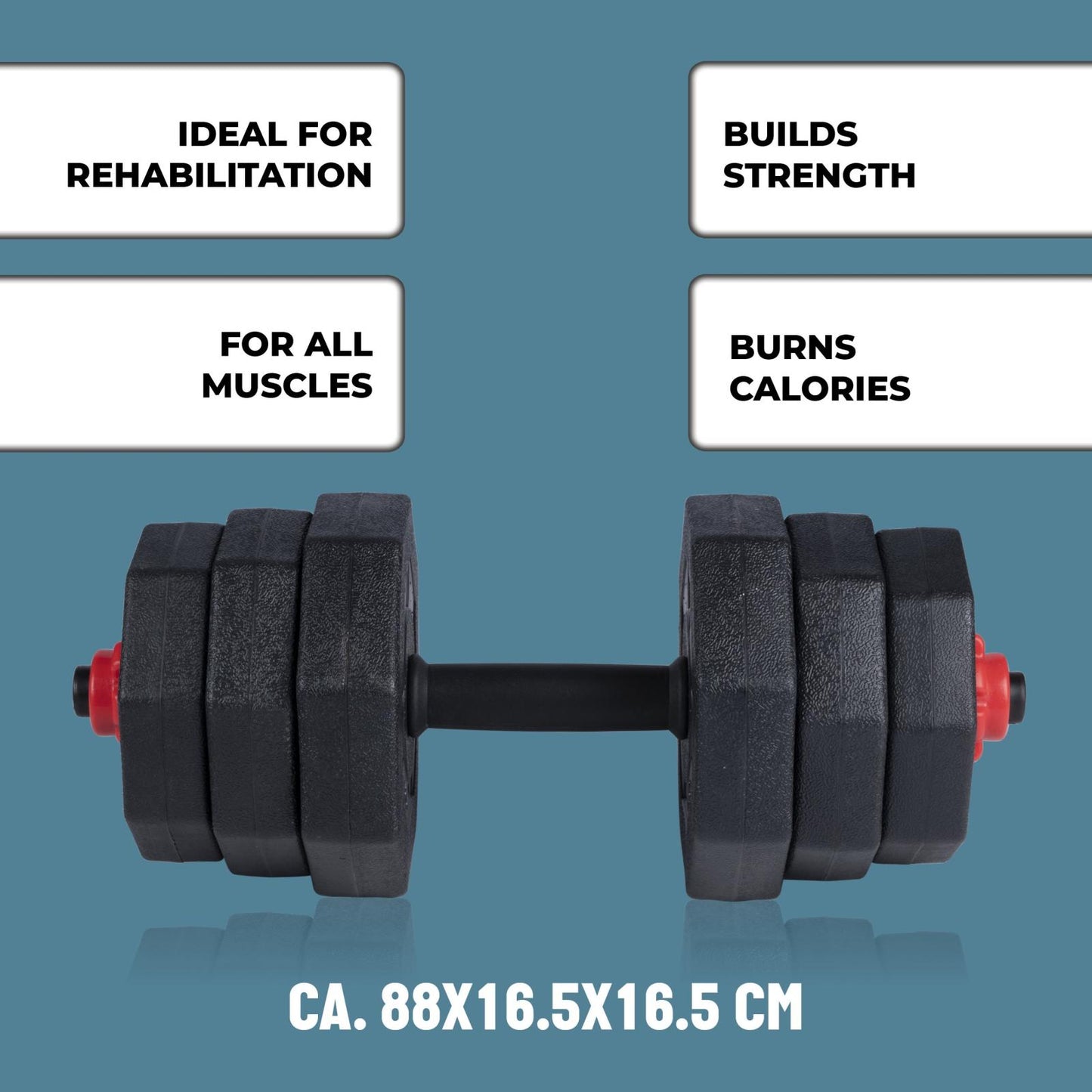 Dumbbell Set 19pcs