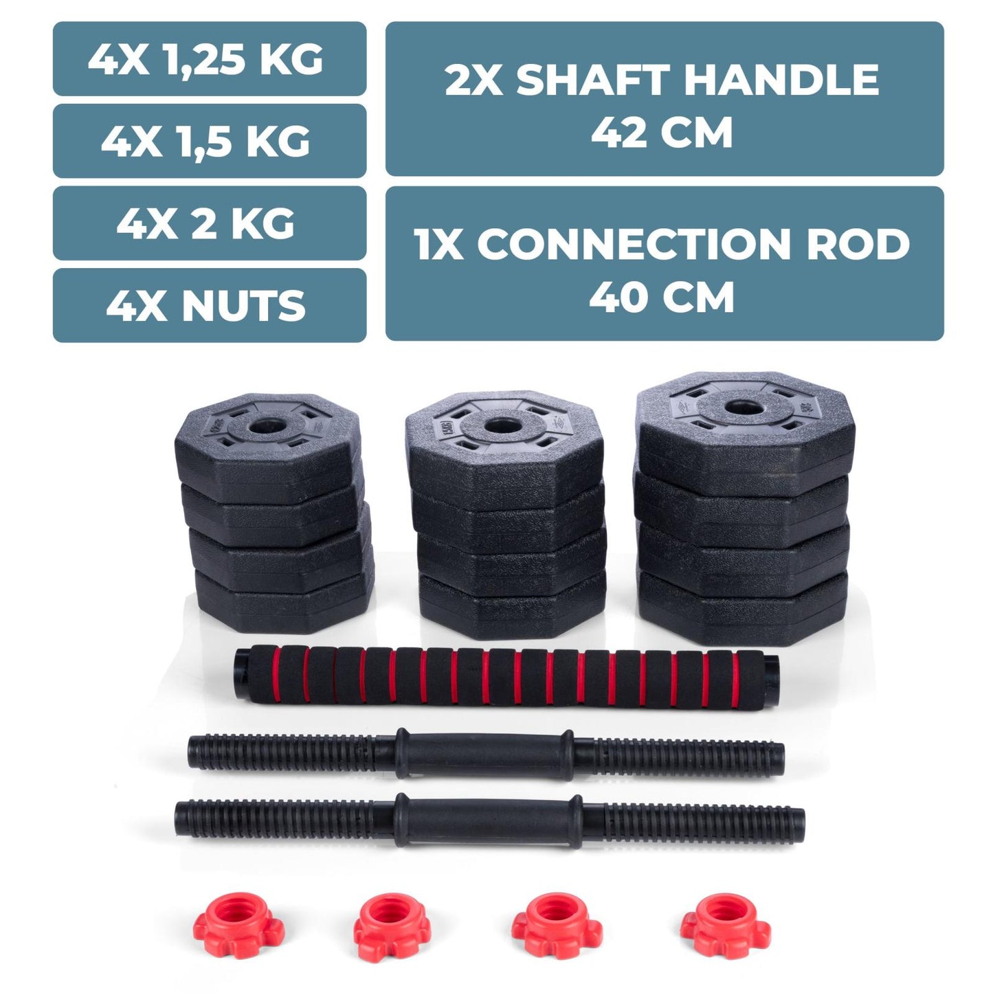 Dumbbell Set 19pcs