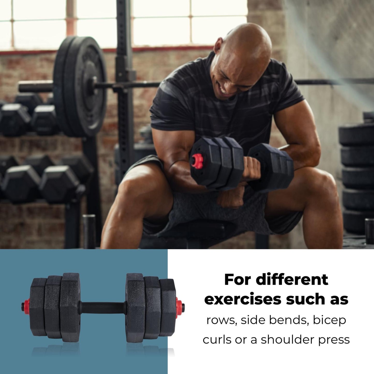 Dumbbell Set 19pcs