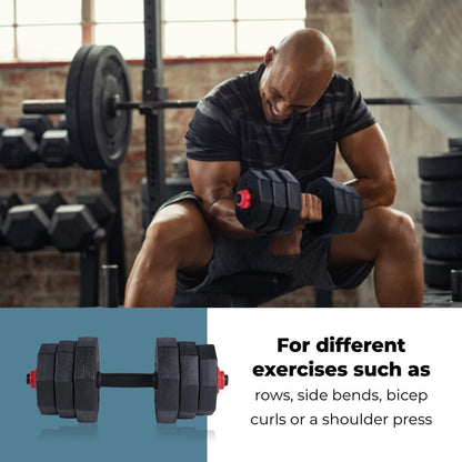 Dumbbell Set 19pcs