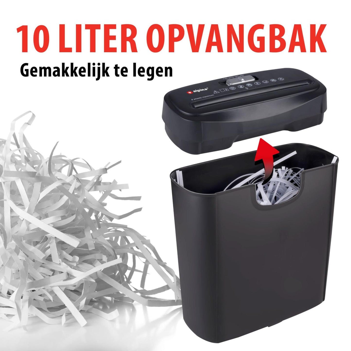 Paper shredder 230V 190W