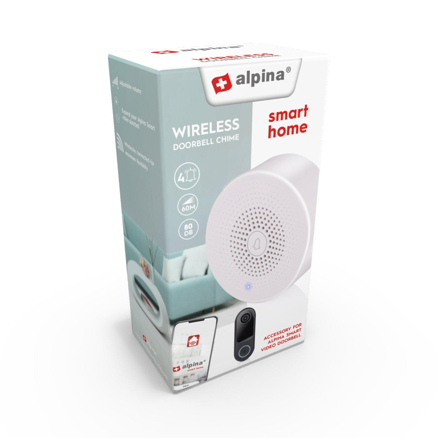 Wireless doorbell chime 5V USB