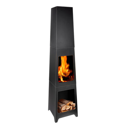 Fire basket 36x36x150cm