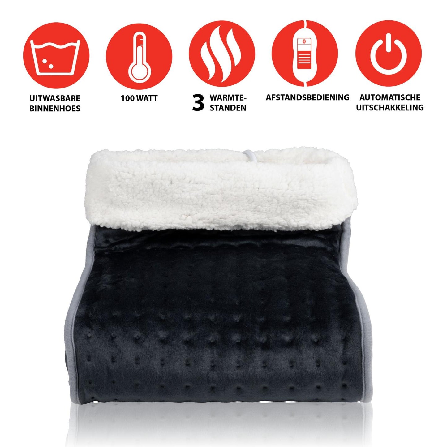 Footwarmer dark grey 100W FL