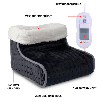 Footwarmer dark grey 100W FL