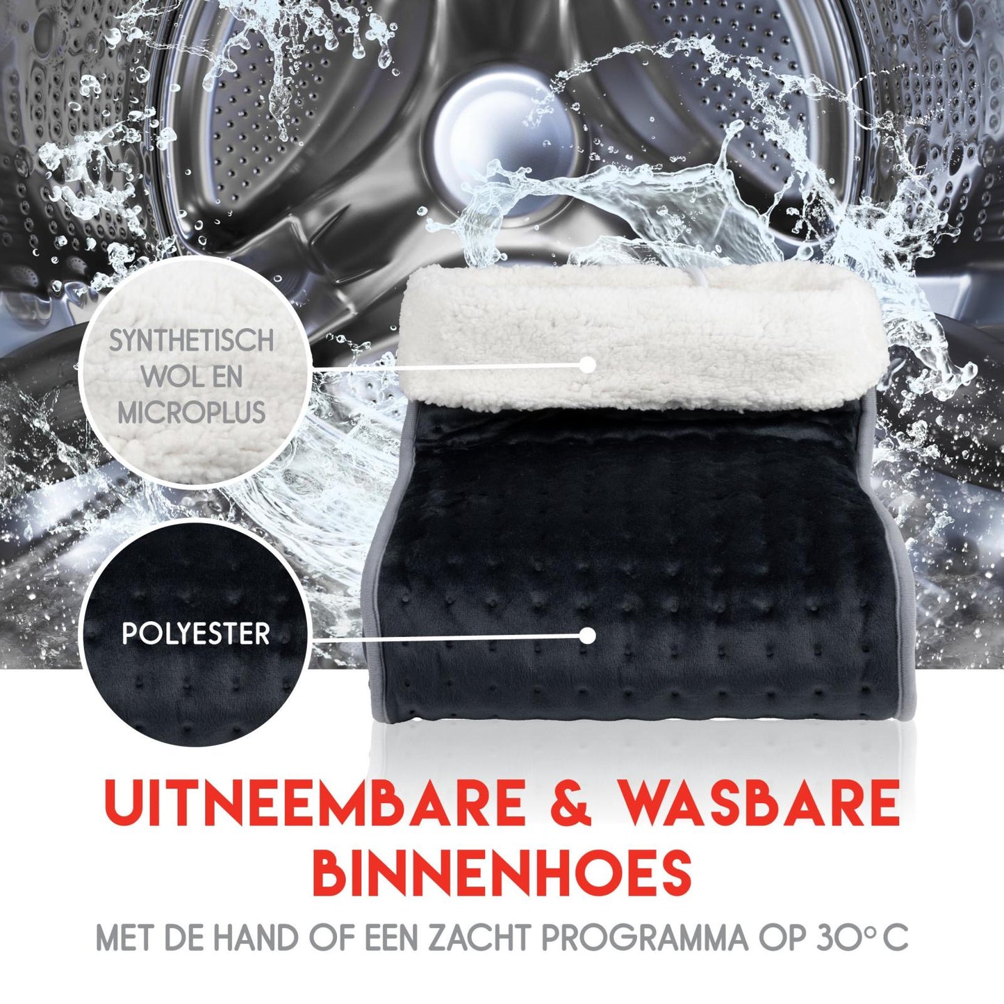 Footwarmer dark grey 100W FL