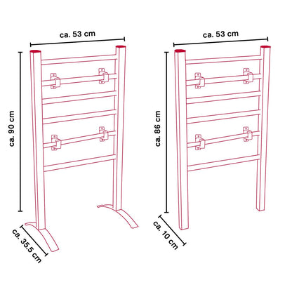 Drying rack towel  230V 6 bars