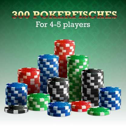 Poker set 300pcs with case ALU