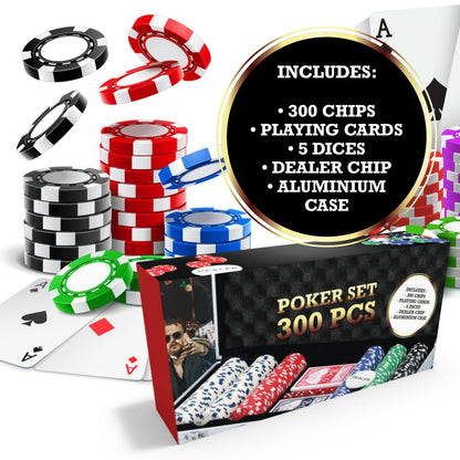 Poker set 300pcs with case ALU