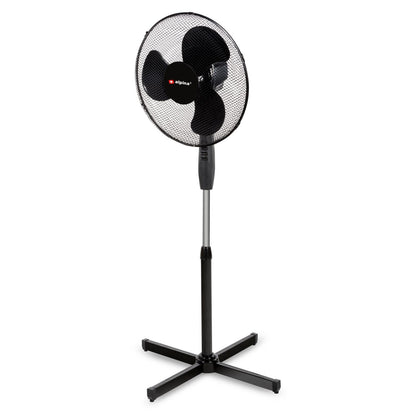 Fan standing 40cm black PP