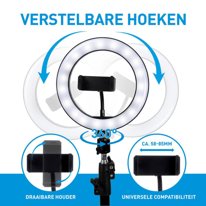 Ringlight stand ⌀20cm 80 LEDs