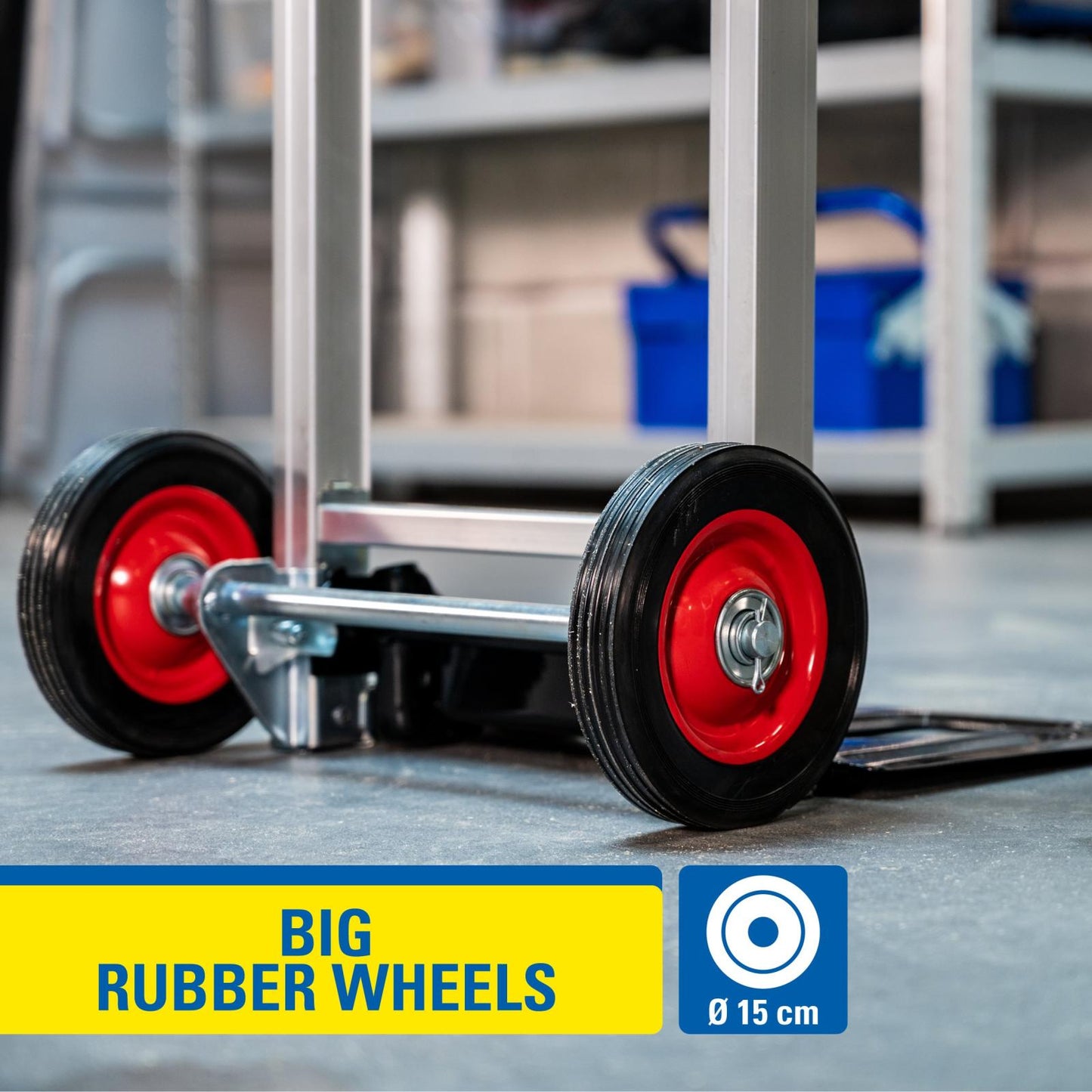 Hand truck foldable alu 90kg