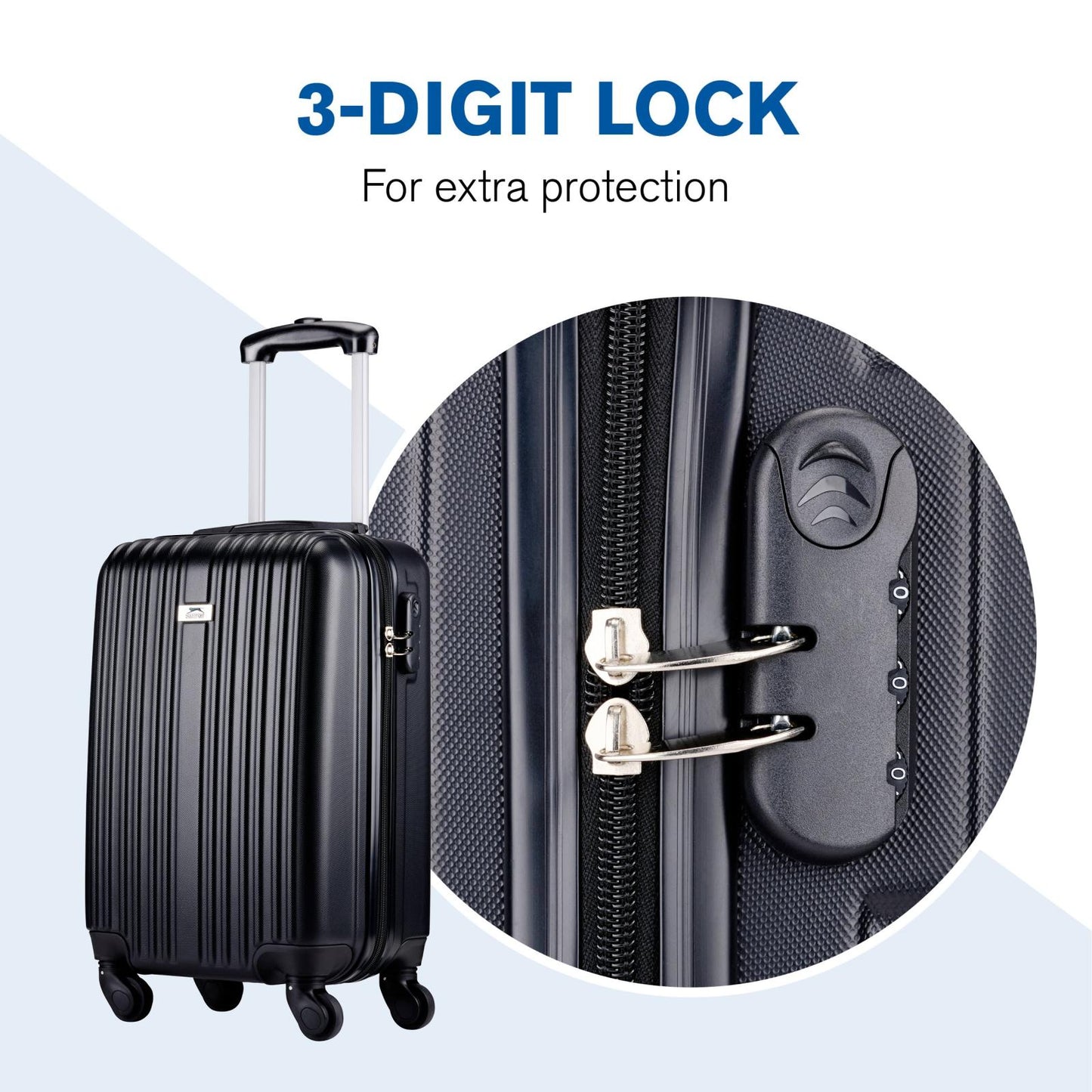 Trolley Set 2pcs Black