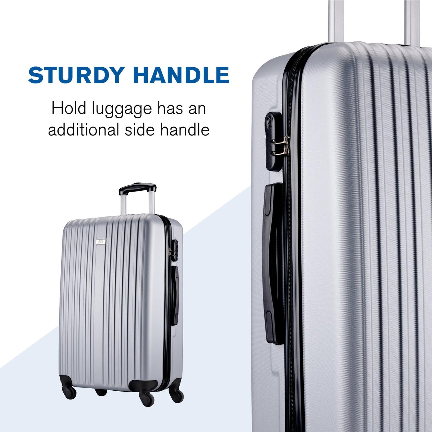 Trolley Set 2pcs Silver