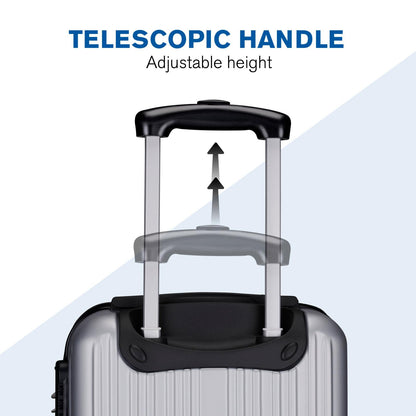 Trolley Set 2pcs Silver
