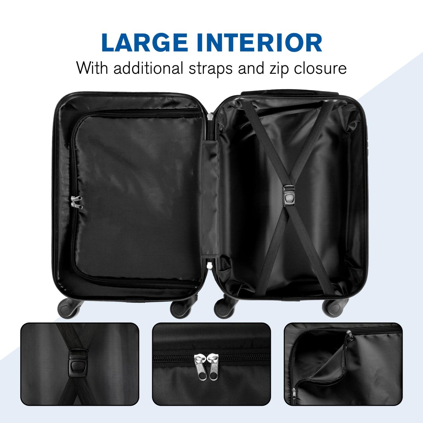 Trolley Set 2pcs Silver