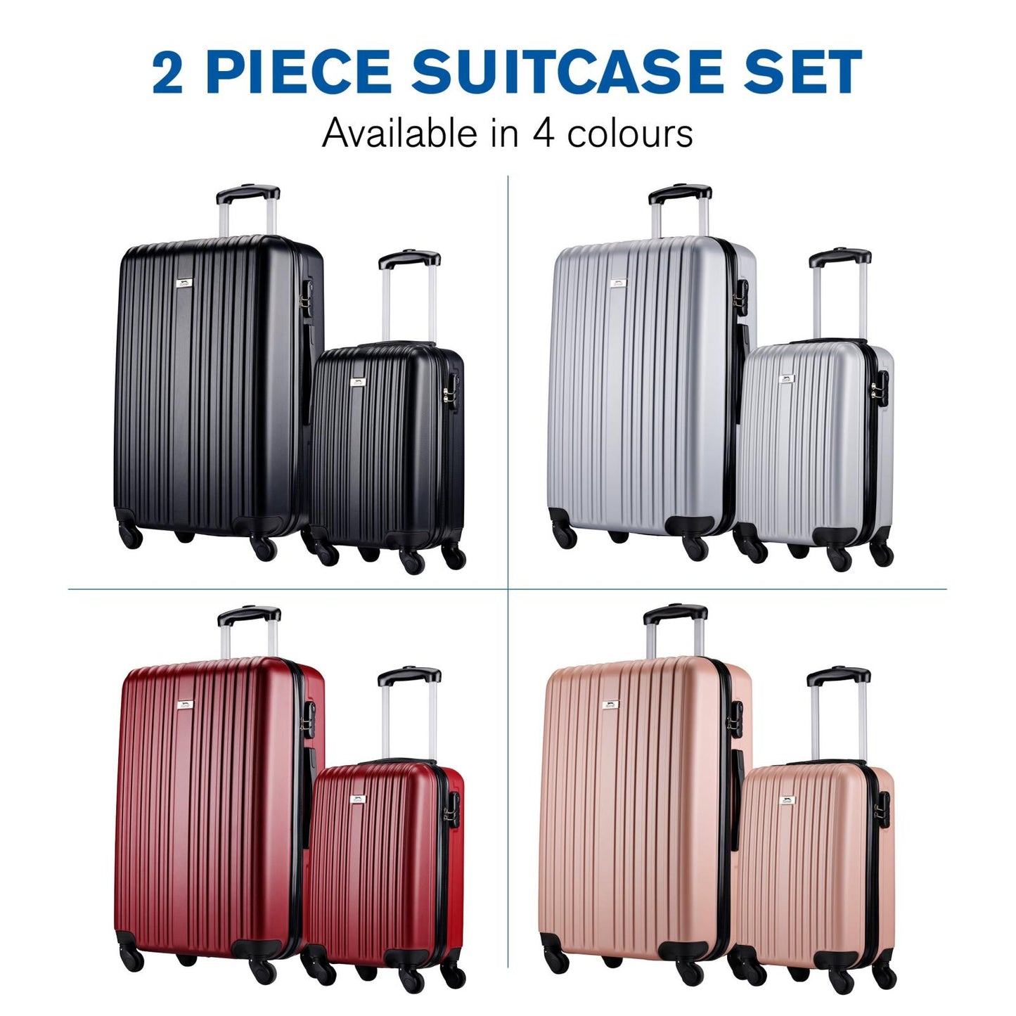 Trolley Set 2pcs Red