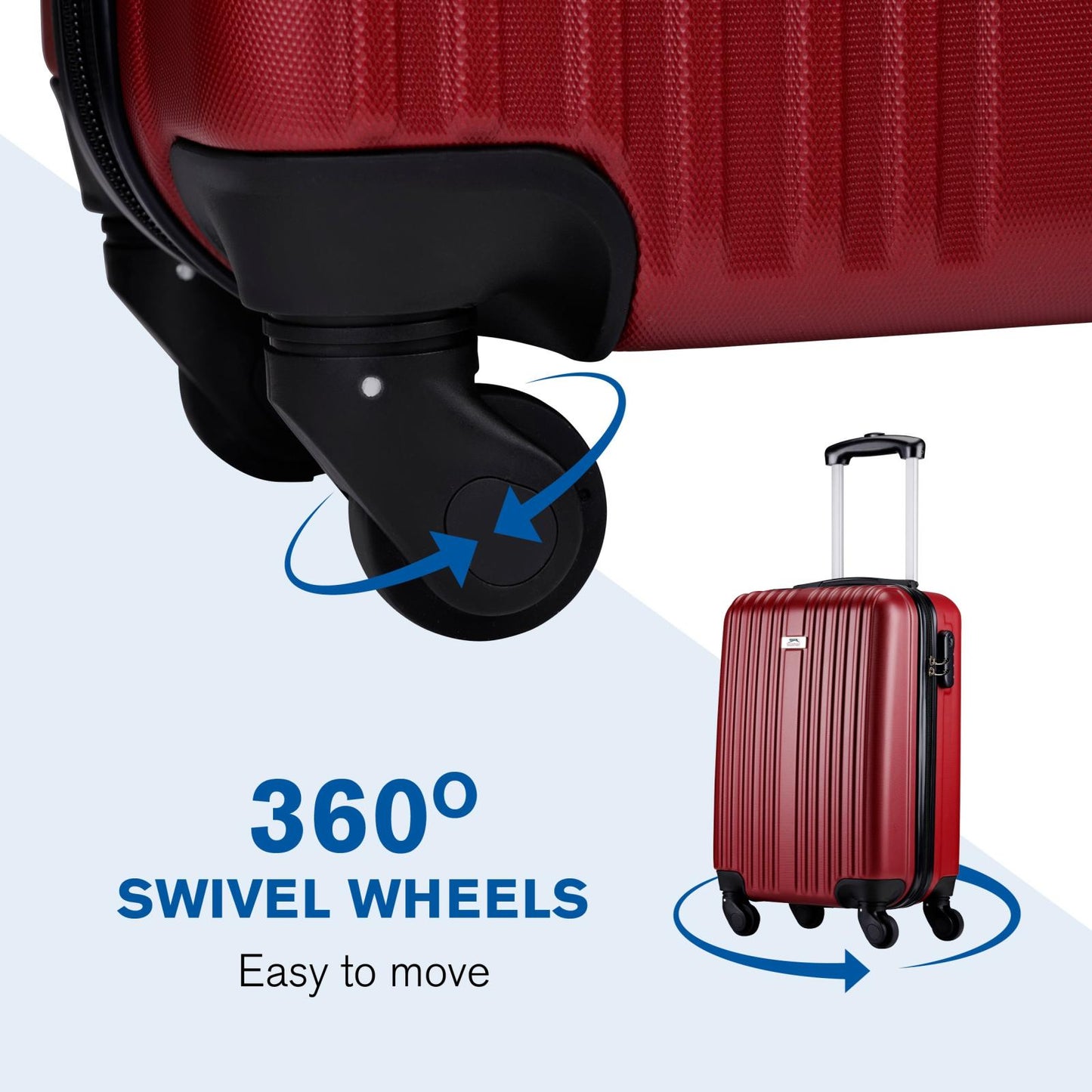 Trolley Set 2pcs Red