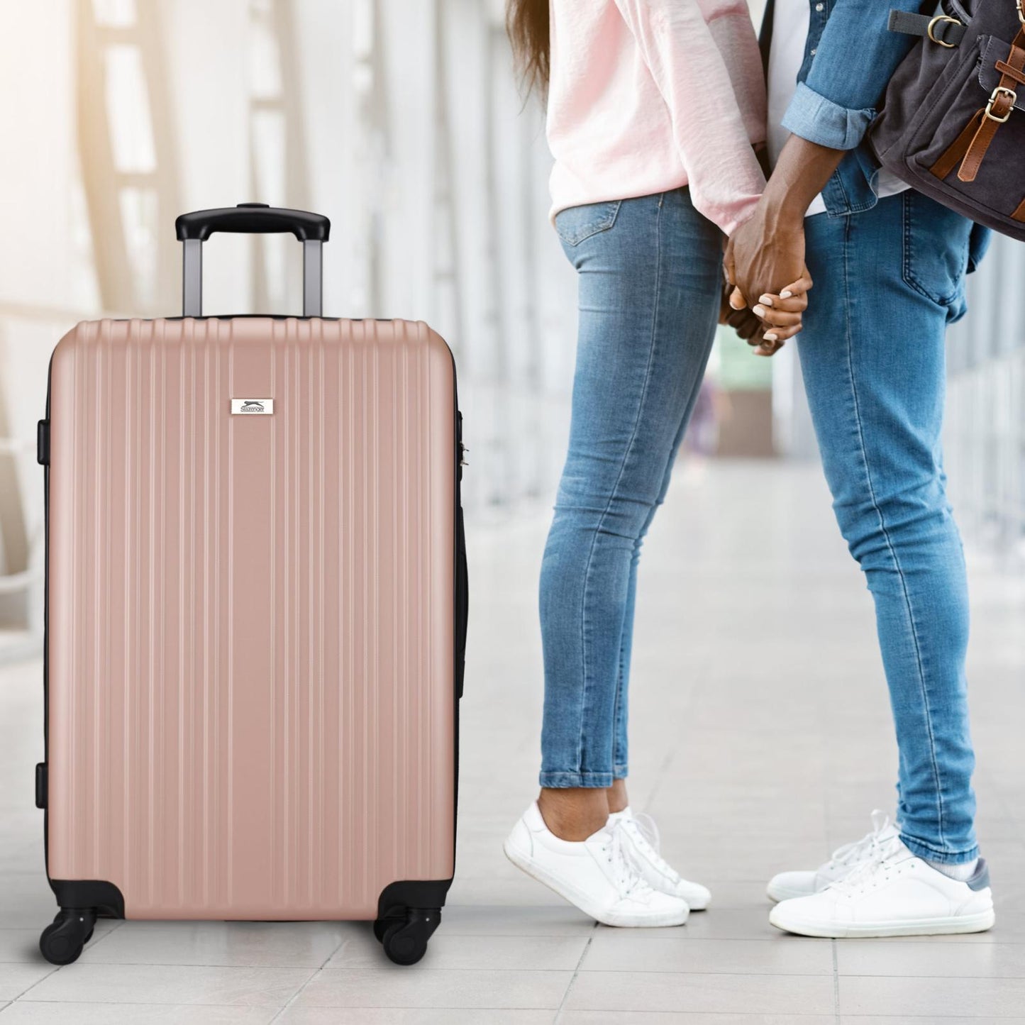 Trolley Set 2pc Rose Gold