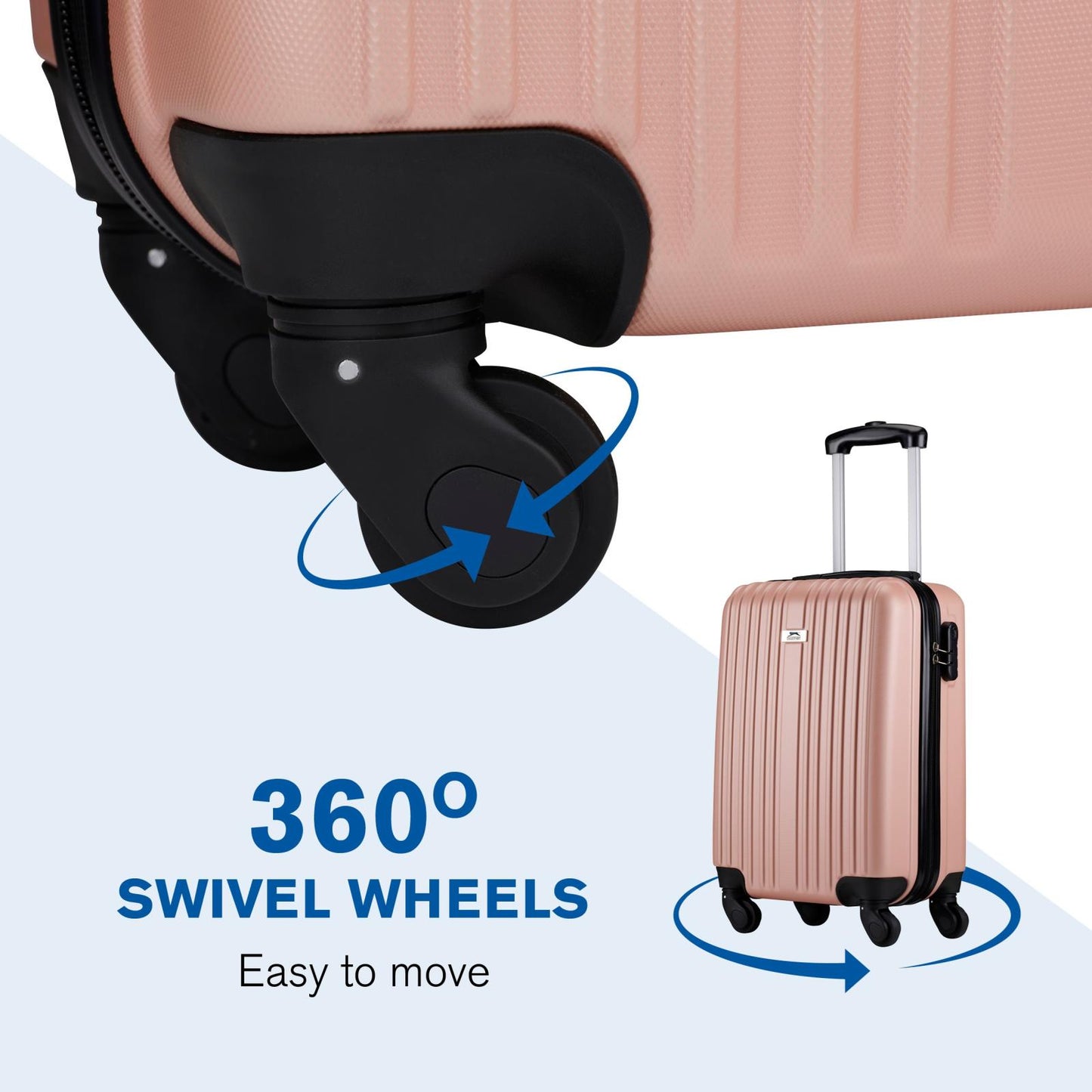 Trolley Set 2pc Rose Gold