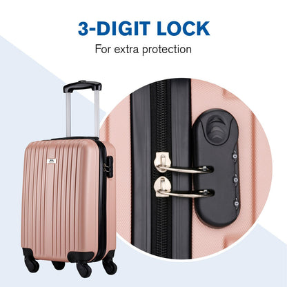 Trolley Set 2pc Rose Gold