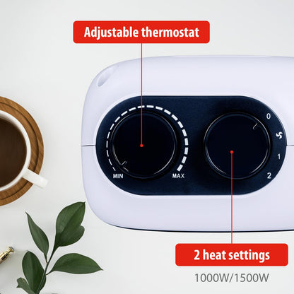 Portable heater 230V 1500W PTC