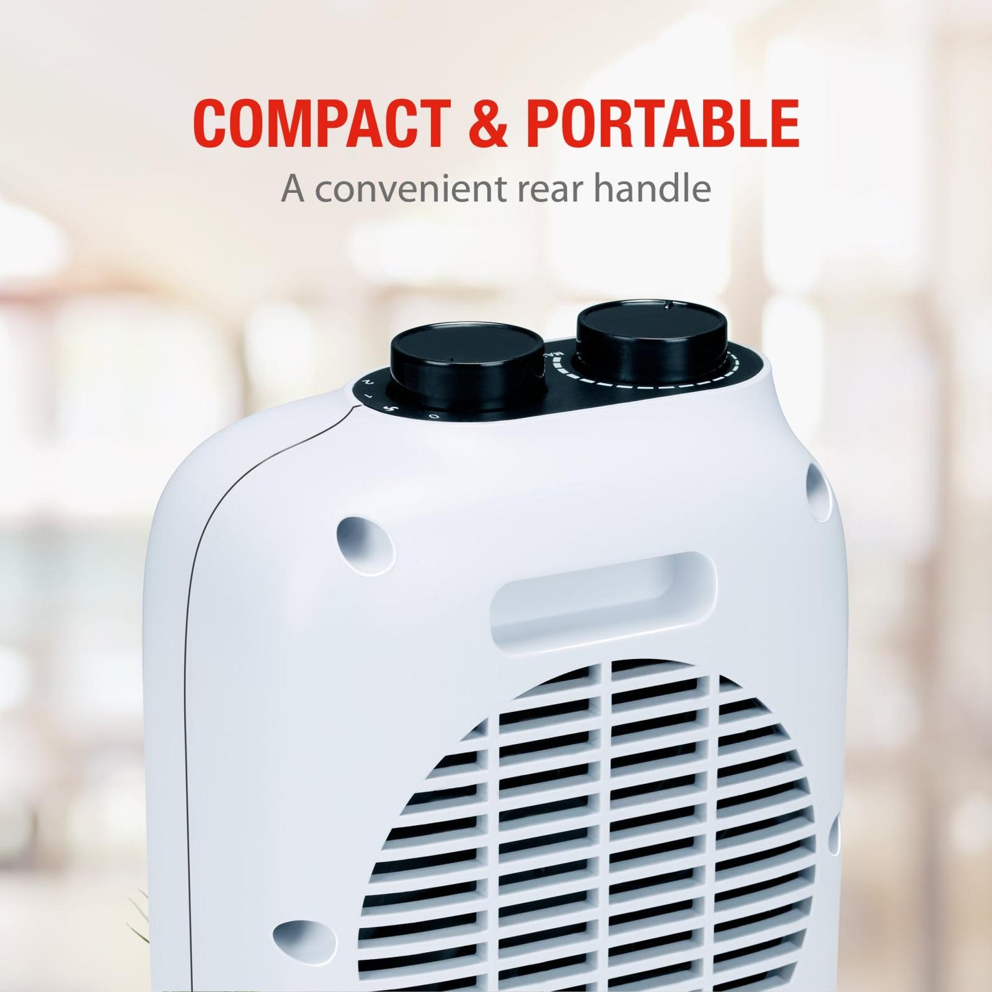Portable heater 230V 1500W PTC