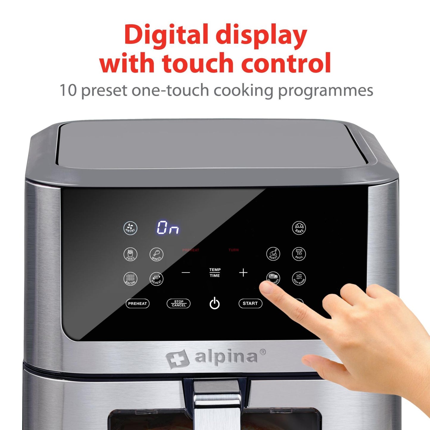 Air Fryer 230V 8L 1800W digital